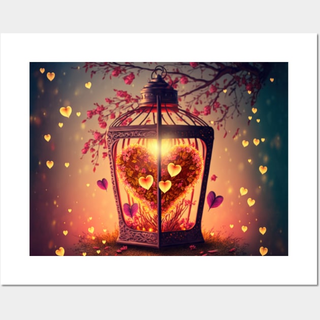 Love lantern Wall Art by MorningPanda